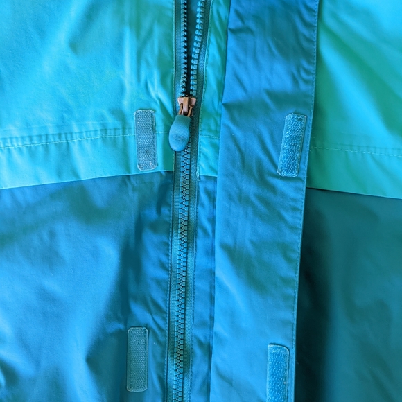 Girls Dual Layer Under Armour Infrared Loose Blue Puffer Down Coats - Picture 12 of 12